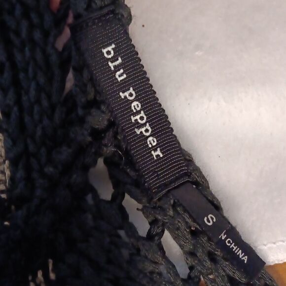 Blu Pepper Open Front Cardigan Sweater - Picture 5 of 6